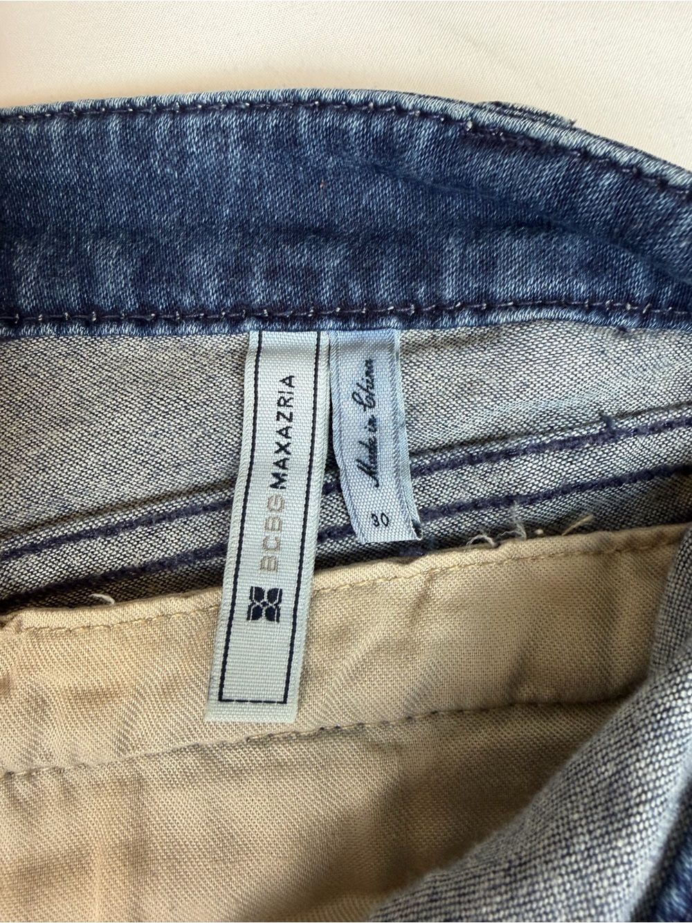 BCBGMaxAzria Dark Blue Moto Skinny Jeans Cyber-Y2K Tactical Jeans size 30 - Picture 2 of 13